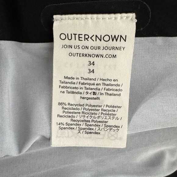 Outerknown Apex Board Shorts By Kelly Slater Mens Size 34 Blue Printed SW-2110 - Picture 10 of 11